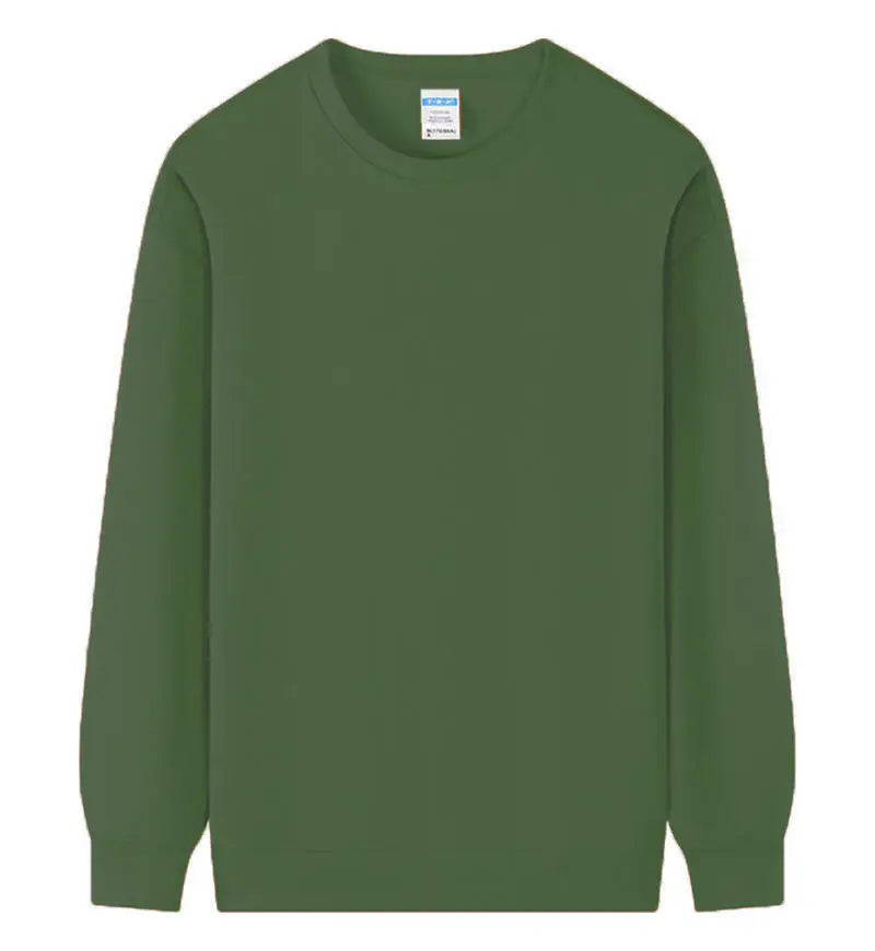 Free printing DIY Customise Your Brand Logo Unisex Trend Casual Top Custom Crew Neck Pullover Personalised Sweatshirt Custom