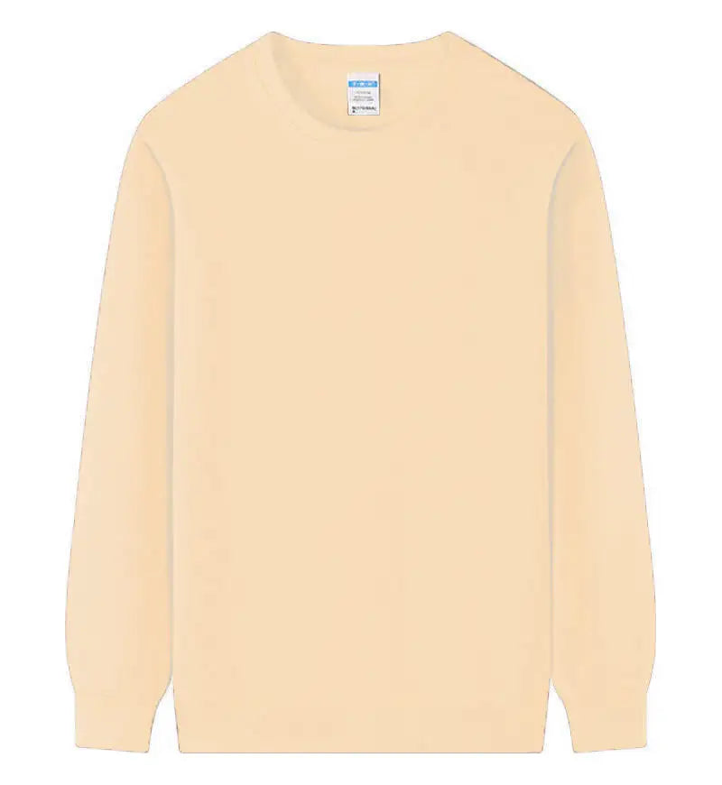 Free printing DIY Customise Your Brand Logo Unisex Trend Casual Top Custom Crew Neck Pullover Personalised Sweatshirt Custom