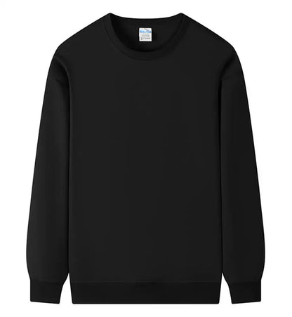 Free printing DIY Customise Your Brand Logo Unisex Trend Casual Top Custom Crew Neck Pullover Personalised Sweatshirt Custom