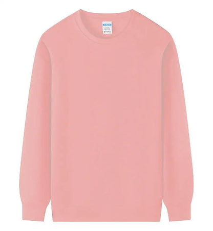 Free printing DIY Customise Your Brand Logo Unisex Trend Casual Top Custom Crew Neck Pullover Personalised Sweatshirt Custom