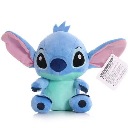 18cm Original Plush Stitch Baby Movie Cartoon Model Doll Children Action Figures Stuffed Toys Pendant Gifts