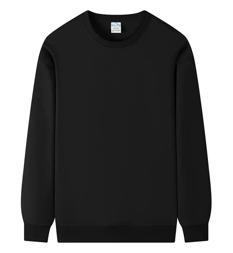 Free printing DIY Customise Your Brand Logo Unisex Trend Casual Top Custom Crew Neck Pullover Personalised Sweatshirt Custom