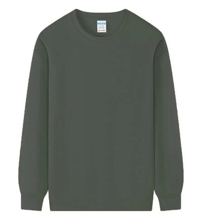 Free printing DIY Customise Your Brand Logo Unisex Trend Casual Top Custom Crew Neck Pullover Personalised Sweatshirt Custom