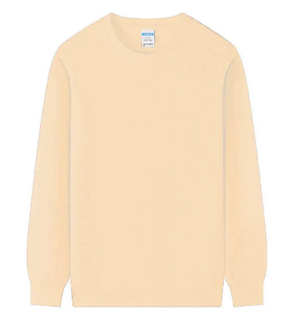 Free printing DIY Customise Your Brand Logo Unisex Trend Casual Top Custom Crew Neck Pullover Personalised Sweatshirt Custom