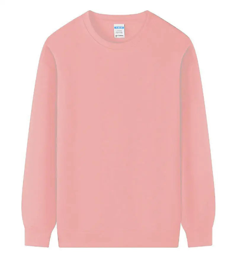 Free printing DIY Customise Your Brand Logo Unisex Trend Casual Top Custom Crew Neck Pullover Personalised Sweatshirt Custom