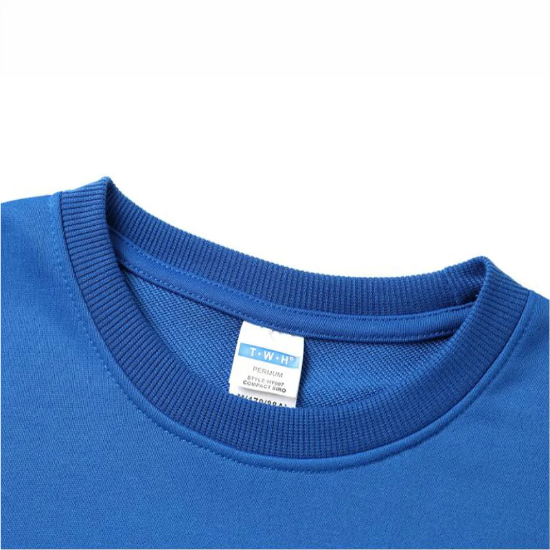 Free printing DIY Customise Your Brand Logo Unisex Trend Casual Top Custom Crew Neck Pullover Personalised Sweatshirt Custom