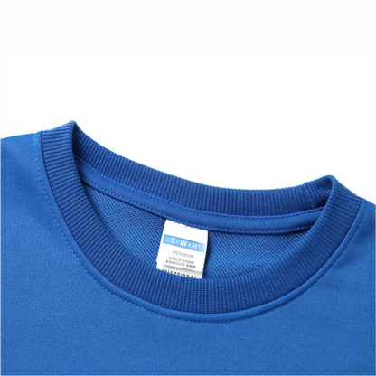 Free printing DIY Customise Your Brand Logo Unisex Trend Casual Top Custom Crew Neck Pullover Personalised Sweatshirt Custom