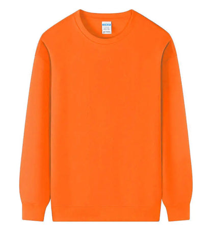 Free printing DIY Customise Your Brand Logo Unisex Trend Casual Top Custom Crew Neck Pullover Personalised Sweatshirt Custom