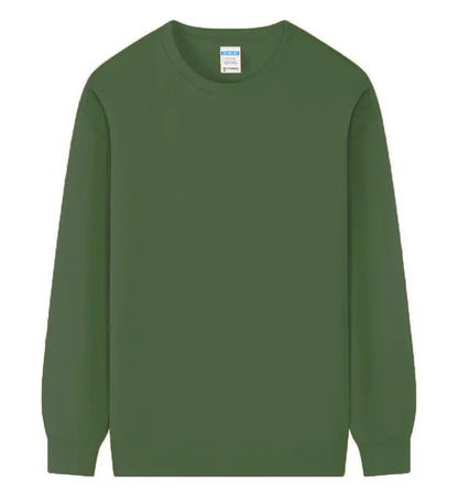 Free printing DIY Customise Your Brand Logo Unisex Trend Casual Top Custom Crew Neck Pullover Personalised Sweatshirt Custom