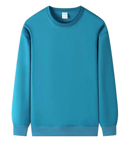 Free printing DIY Customise Your Brand Logo Unisex Trend Casual Top Custom Crew Neck Pullover Personalised Sweatshirt Custom