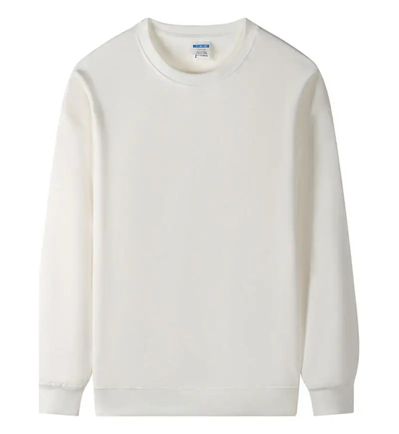 Free printing DIY Customise Your Brand Logo Unisex Trend Casual Top Custom Crew Neck Pullover Personalised Sweatshirt Custom