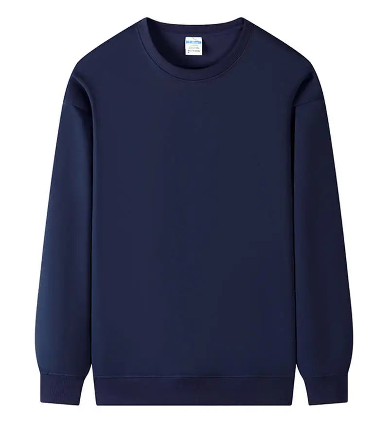 Free printing DIY Customise Your Brand Logo Unisex Trend Casual Top Custom Crew Neck Pullover Personalised Sweatshirt Custom