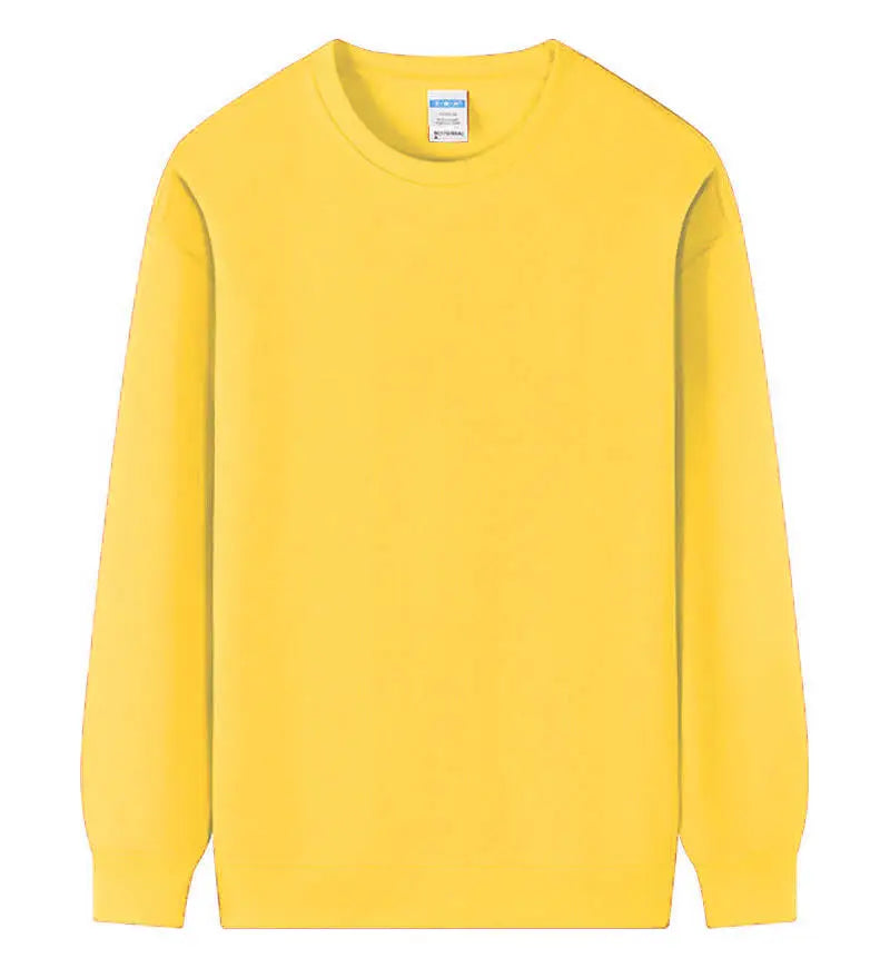 Free printing DIY Customise Your Brand Logo Unisex Trend Casual Top Custom Crew Neck Pullover Personalised Sweatshirt Custom