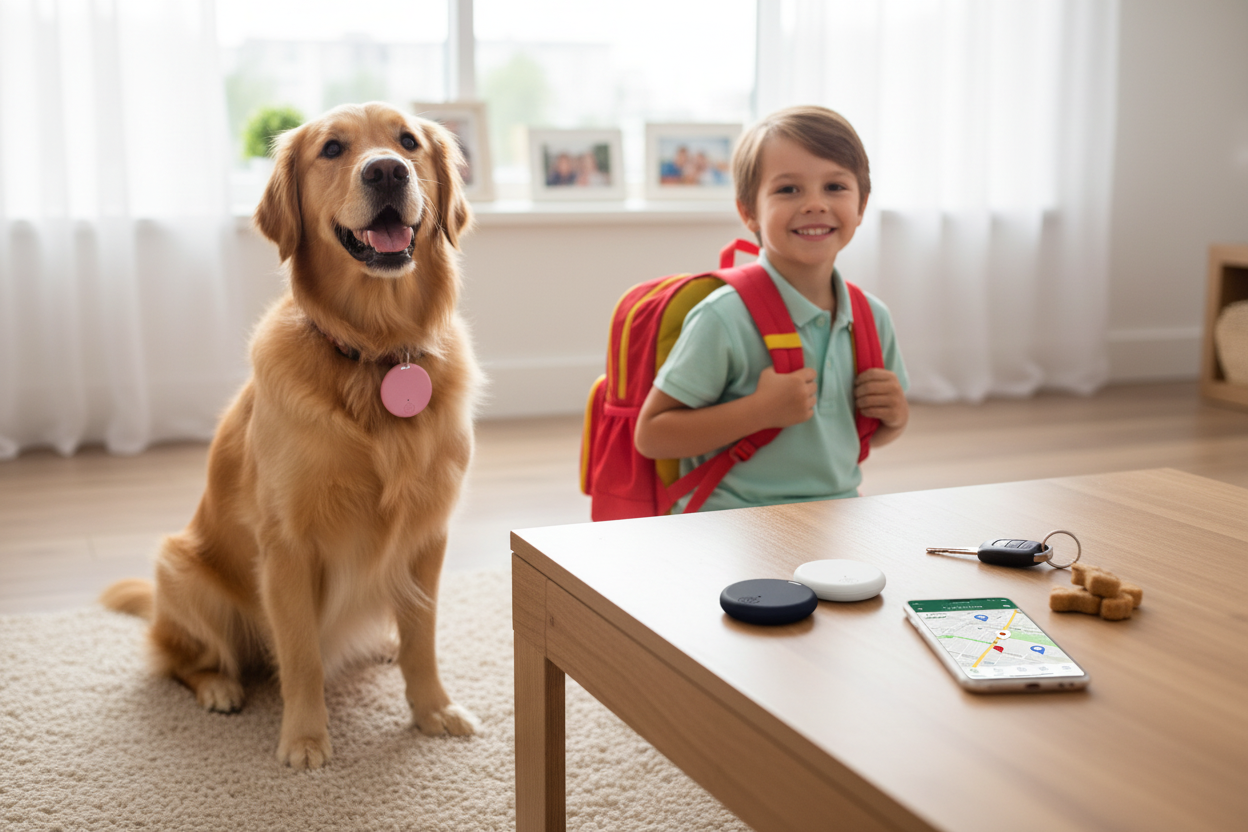 Mini GPS Locator AntiLost Alarm Wallet Keychain Smart Tag Bluetooth-Compatible Tracer Keychain Dog Pet Child Tracker Key Finder